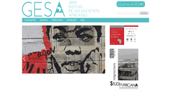 Desktop Screenshot of gesafrica.org